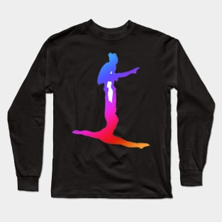 A women’s pair doing straddle Long Sleeve T-Shirt